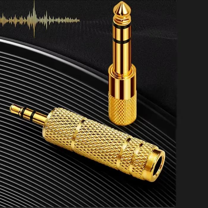 Adaptateur audio 6, 5 mm mâle vers 3