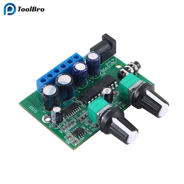 Carte amplificateur de puissance HiFi 2.1 canaux classe D 25W + 6W + 6W DC 6.5-15V