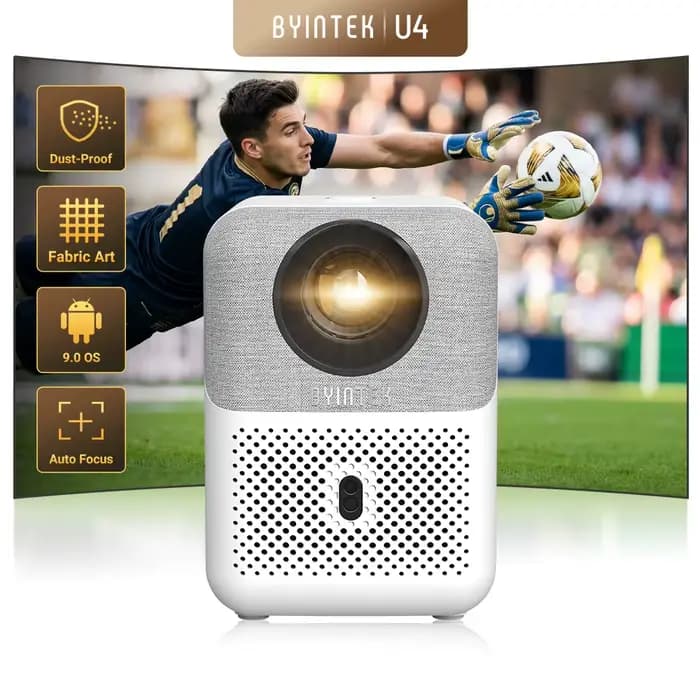 BYINTEK-Mini budgétaire intelligent LOVE U4 4K, 1080P, pour home cinéma, Android, WIFI, pour smartph