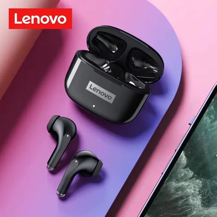 Écouteurs sans fil Lenovo LP40 Pro Bluetooth 5.4 TWS Hifi Stéréo pour Gaming et Sport avec Contrôle Tactile et Appel HD avec Micro
