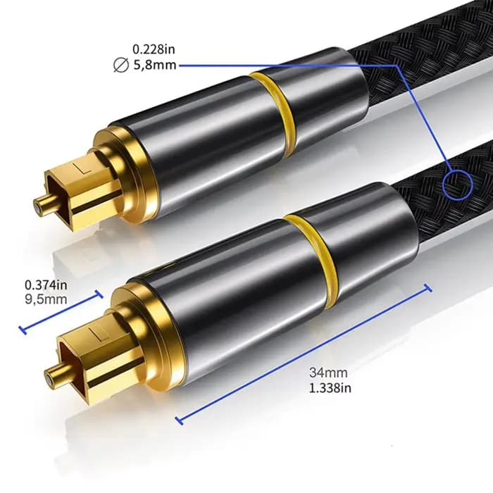 Câble Audio numérique SPDIF Toslink amplificateur