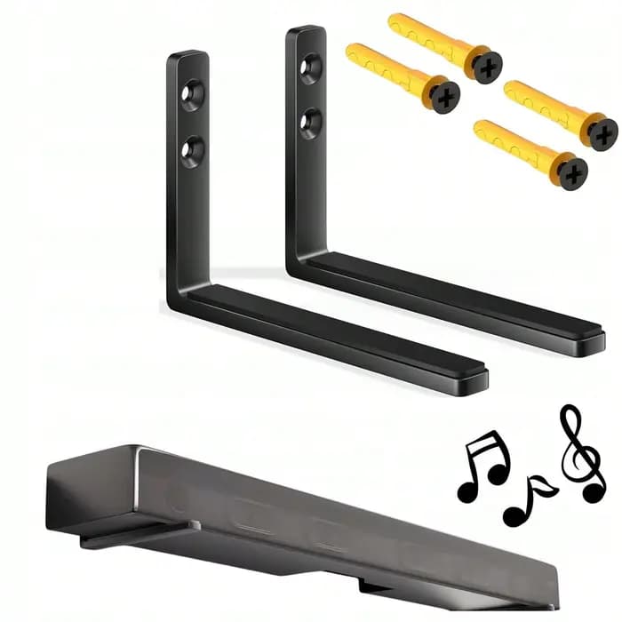 Support mural robuste pour barre de son, support en L pour Samsung, Bose, Vizio, LG, Sony avec une p