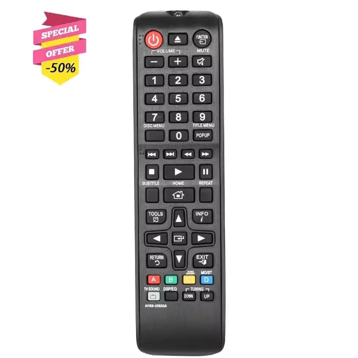 AH59-02533A Télécommande Pour Samsung Home Cinéma Système HT-JM41 HT-FM45 HT-HM55 HT-H4500 HT-H4530