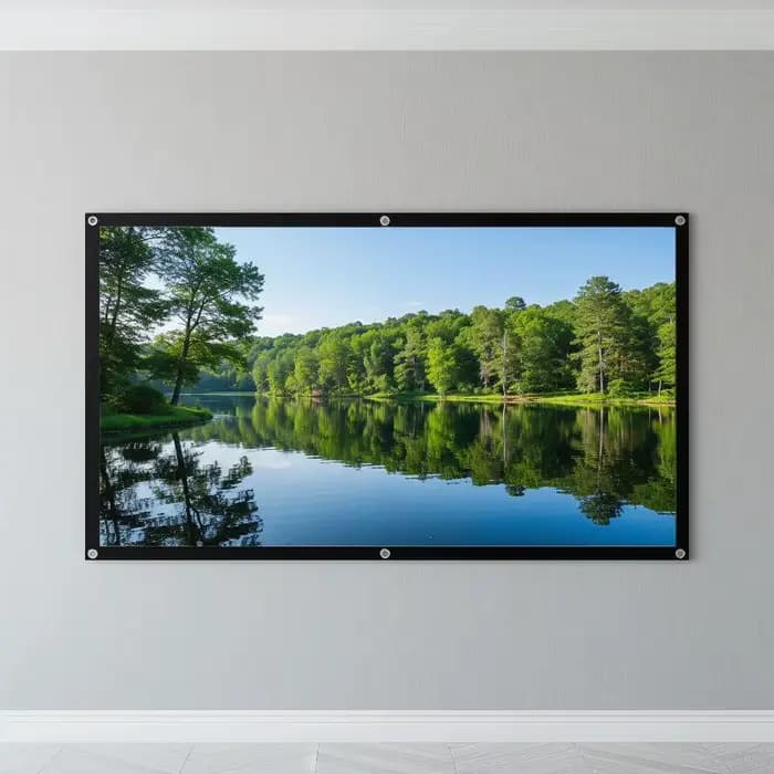 Écran de projection portable anti-lumière facile à utiliser