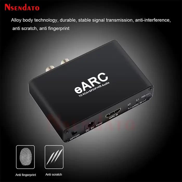 Extracteur audio HDMI eARC ARC 192 kHz 5.1CH 7.1CH