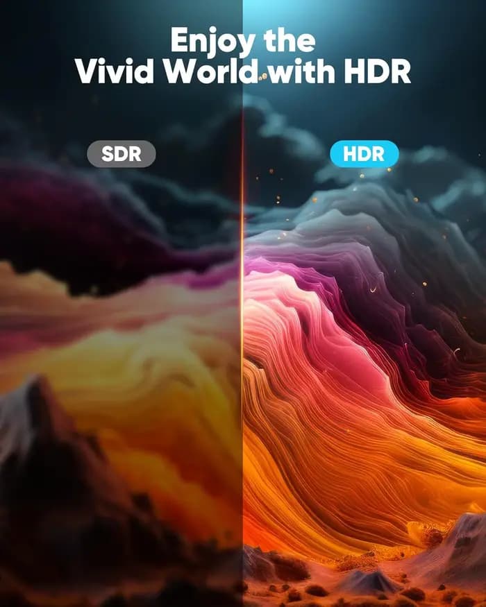 Câble d'extension HDMI monté sur panneau 4K 60Hz
