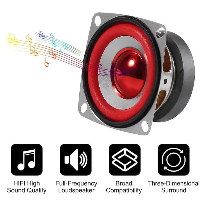 Haut-parleur audio large bande 2 pouces 4 ohms 5W