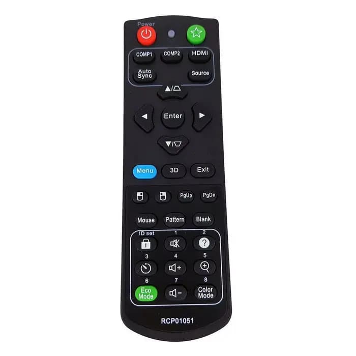 RCP01051 télécommande de remplacement pour projecteur Viewsonic PJD5250 PJD5151 PJD5153 PJD5150 PJD5
