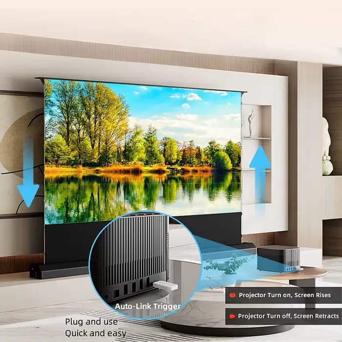 ALR Fresnel-Écran de projection à gain élevé 8K