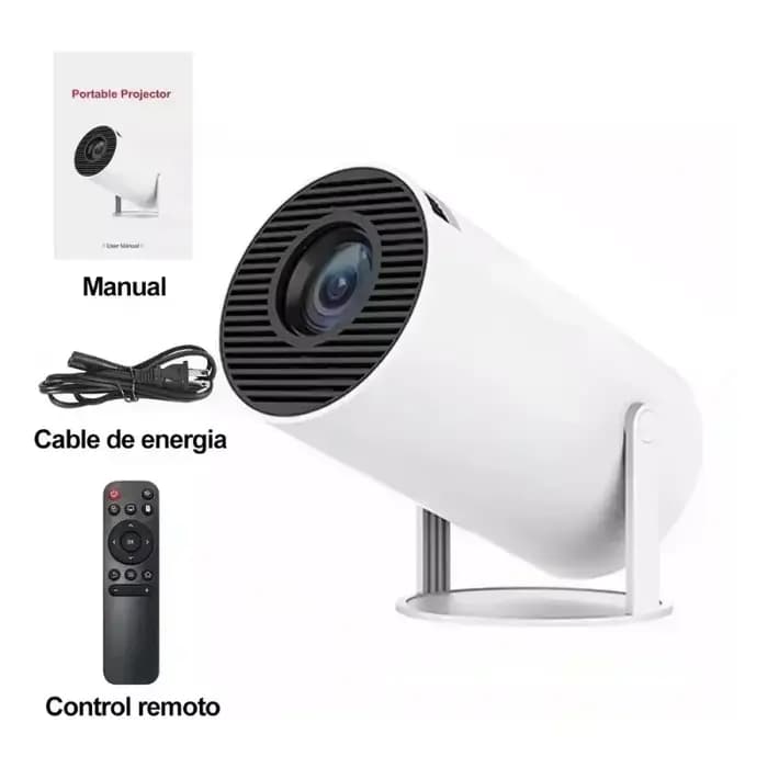 Projecteur de maison intelligente 1080P HDR10 4K pris en charge Mini projecteur Portable WiFi Blueto