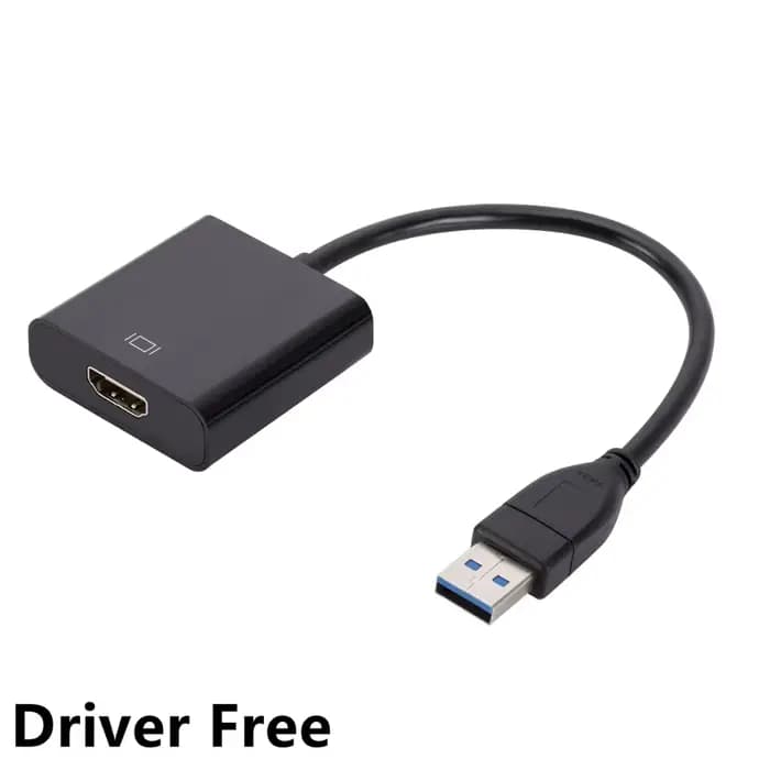 Adaptateur USB 3.0 vers HDMI, convertisseur USB vers HDMI, câble USB A vers HDMI 1080P 60Hz, adaptat