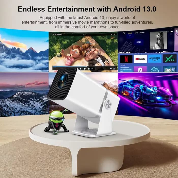 4K projecteur Full HD FHD TD80W Android WiFi 3D Home cinéma TD80