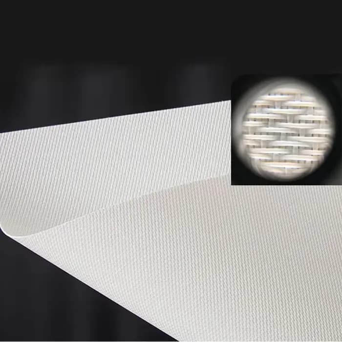 Écran de projecteur acoustique Transparent, tissu, rideau perforé, tissage acoustique, sans cadre
