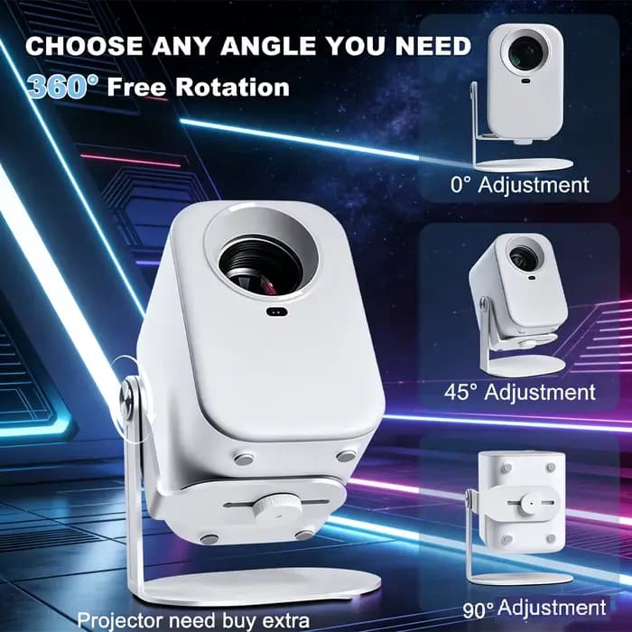 Support de projecteur Everycom avec cardan réglable à 360 degrés, support de bureau multi-angles pou