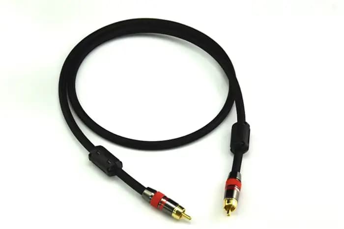 ATAUDIO 4N OFC 75ohm Hifi numérique Coaxial Audio vidéo câble Rca haut de gamme RCA vers RCA mâle ca