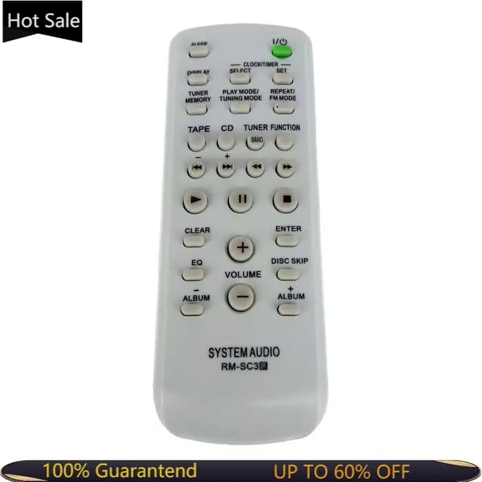 Nouveau RM3-SC Télécommande pour SONY CD HIFI Système Audio RM-SC30 RM-SC50 RM-SC55 MHC-RG29 MHC-RG4