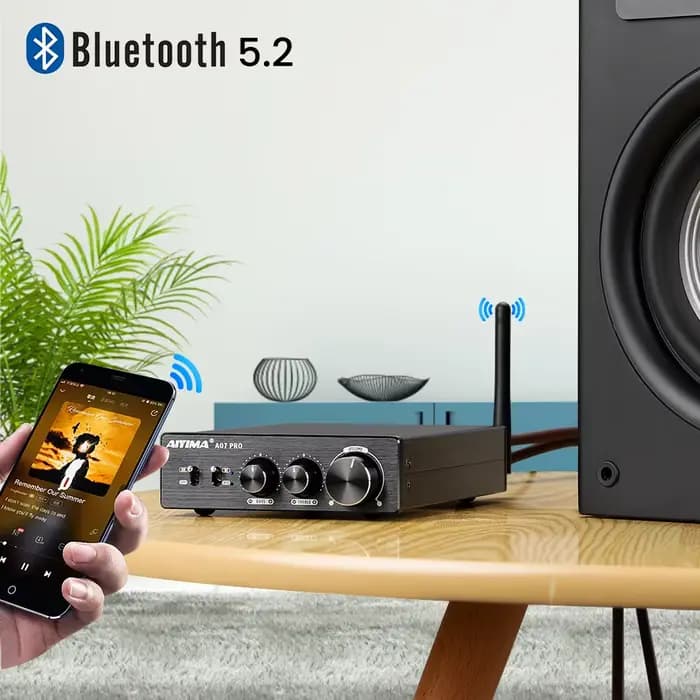 AIYIMA A07 PRO amplificateur Bluetooth Audio APTX HD TPA3255