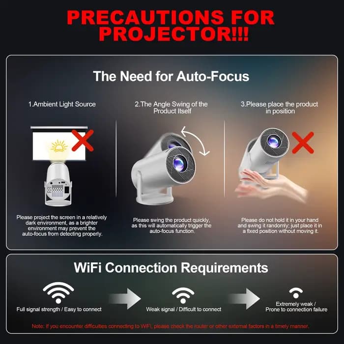 Projecteur MAOHUTER Z10 Pro 300ANSI