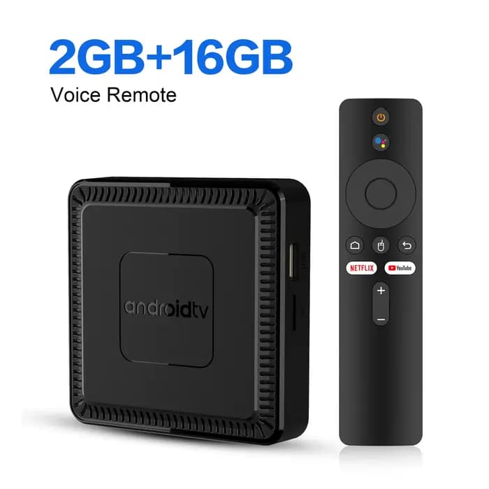 Nouvelle Box TV Intelligente Q7 2025 Android 14 Allwinner H313 2 Go + 16 Go ROM WiFi 6 Double Bande