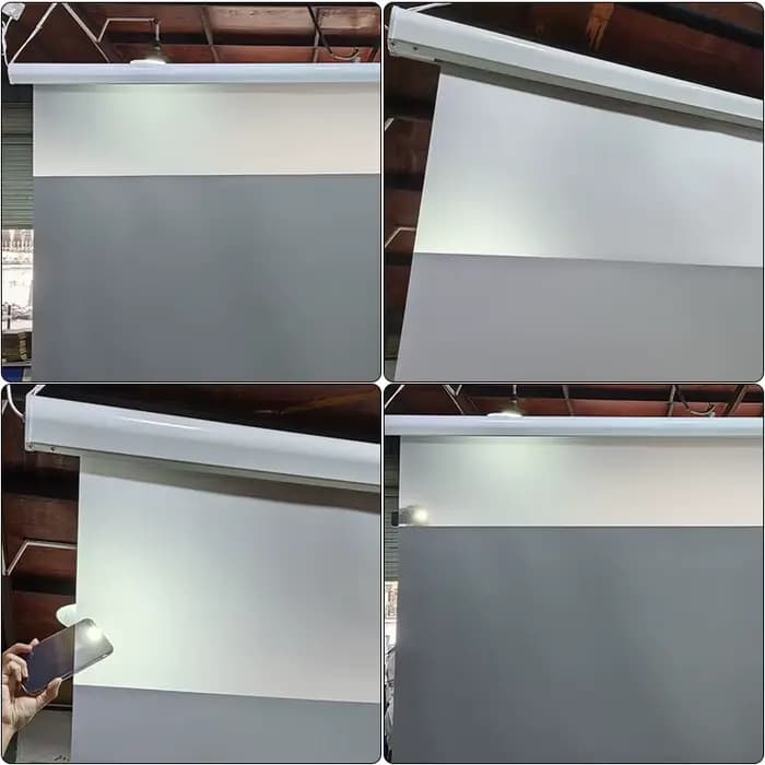 Écran de projecteur électrique motorisé de 120 pouces