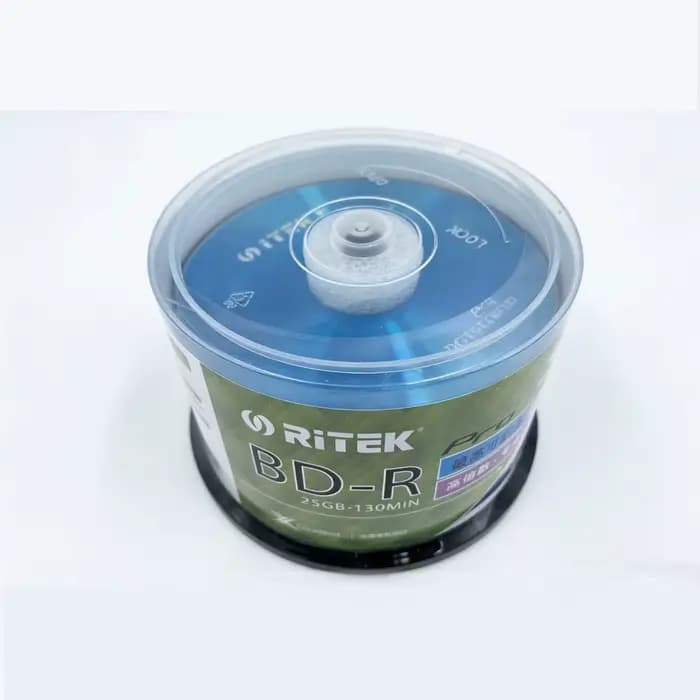 Bluray BD-R 25GB Blue Ray Disque BDR 25G 12X 50PCS/Baril