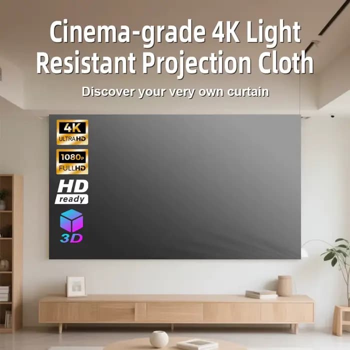 Écran de projecteur universel 80/100/120 pouces