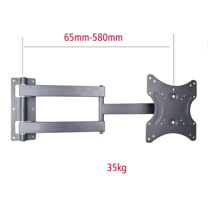 P40-L mouvement complet 35kg 30 pouces 32 pouces 37 pouces rétractable pivotant LCD PLASMA tv suppor