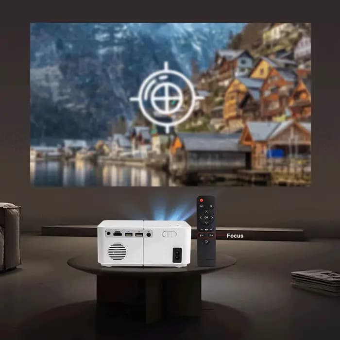 Projecteur d'images portable HD300 Full HD 1080P 4K 3D pour films, WIFI, LED, mini projecteur, Smart TV, home cinéma, intérieur