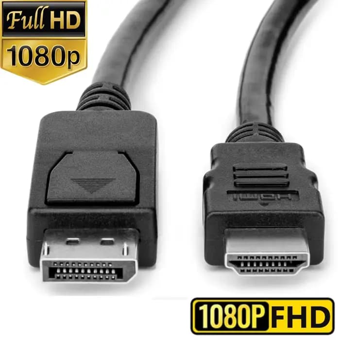 Câble DisplayPort vers HDMI 1080P/4K, adaptateur de Port d'affichage vers HDMI HDTV, câble convertis