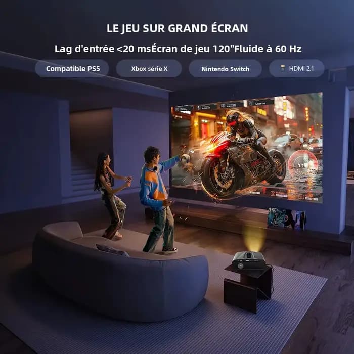 A9T Projecteur 4K Home Cinéma