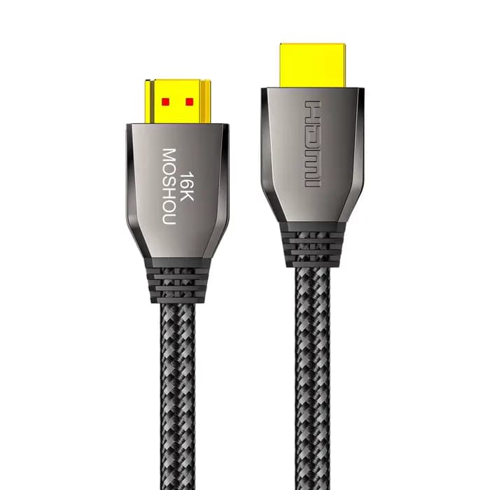 Câble HDMI 2.2 16K 96 Gbps ultra haute vitesse, cordon tressé eARC HDR10+ HDCP2.3&2.3 anti-étincelle