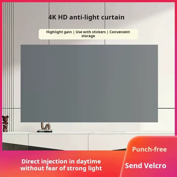 Écran de projection anti-lumière gris XIAOHUI 16:9
