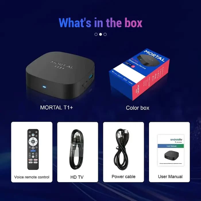 Nouvelle Box TV Android 16.0 T1+ 8K HD 2026 RK3518 Quad Core 8 Go RAM 128 Go ROM Double Wi-Fi 2.4G/5.8G Lecteur Multimédia Home Cinéma Ultra HD