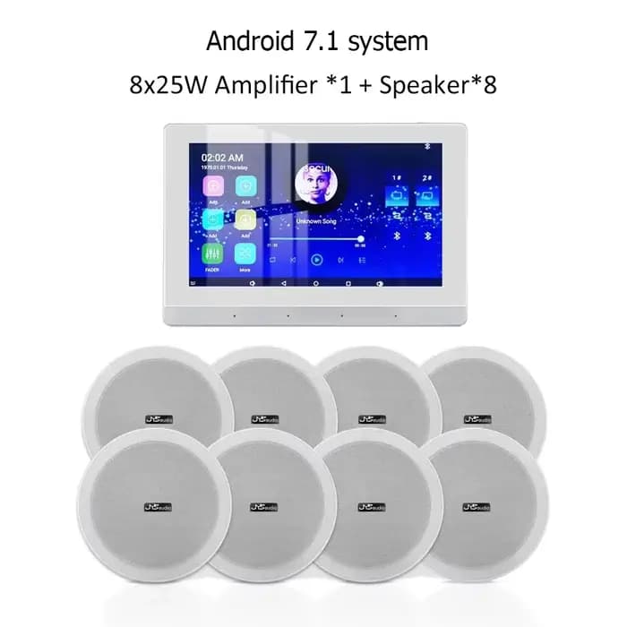 Système Audio intelligent, amplificateur de son pour Home cinéma, écran mural, WiFi, Bluetooth, conf