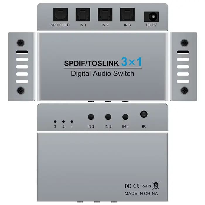 Répartiteur Audio numérique à Fiber optique