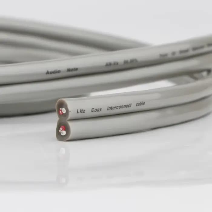 Audio Note AN-VX 99.99% Argent Plaqué Cuivre Coaxial Ligne D'interconnexion Câble