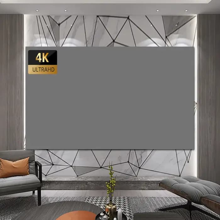 VEIDADZ – écran de projecteur 60 72 84 92 100 110 120 130 133 pouces 16:9
