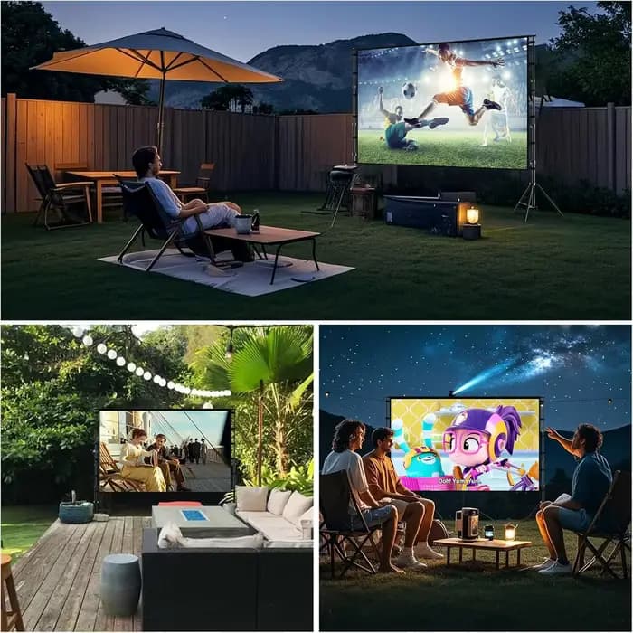 Écran de projection VEIDADZ avec support