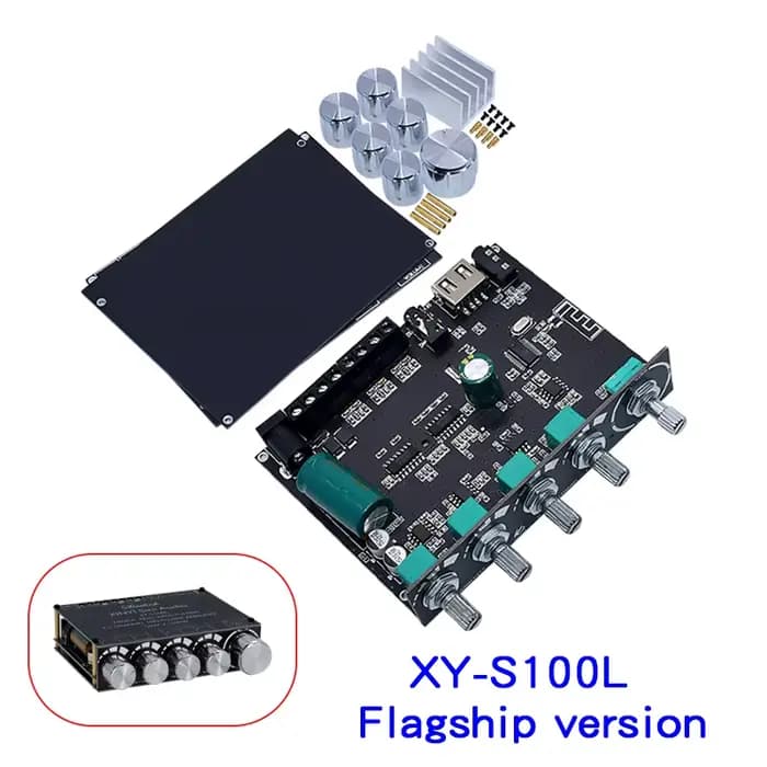 XY-S100H 2.1 canaux Bluetooth module amplificateur de puissance audio TPA3116 caisson de basses haut