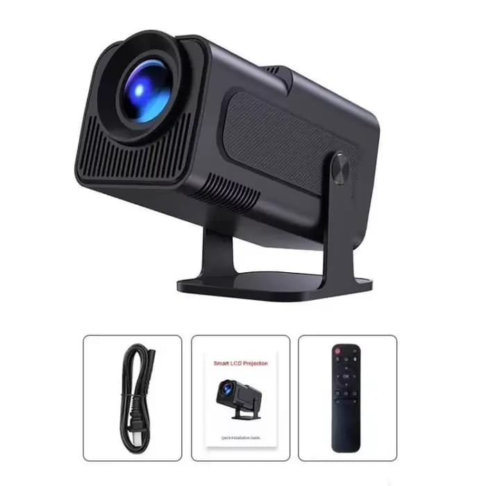Projecteur portable à courte focale HY320mini, mini cinéma maison, projection murale
