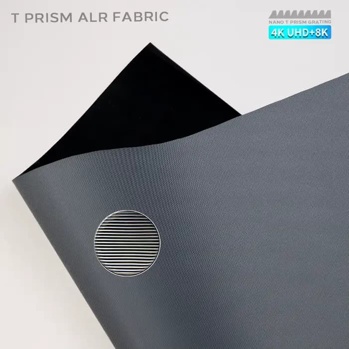 Écran de projection de 92 à 150 pouces, tissu ALR anti-reflet de lumière ambiante T-Prism, tissu pou