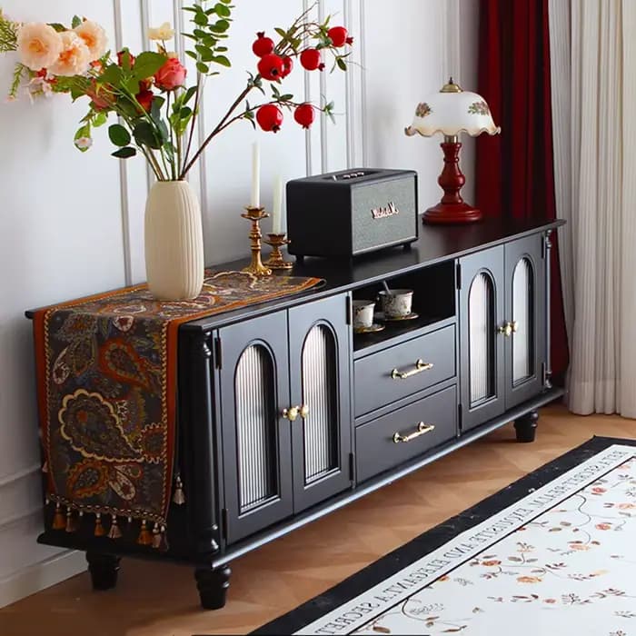 Beauté à la mode meuble Tv Vintage européen élégant classique