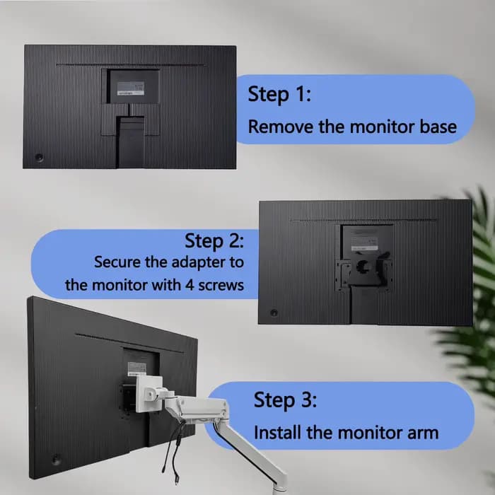 Tout nouveau support adaptateur VESA mural pour moniteur spatial Samsung pour 27 32 "SR75 LS27R750 S27R750 S32R750 S32R75Q