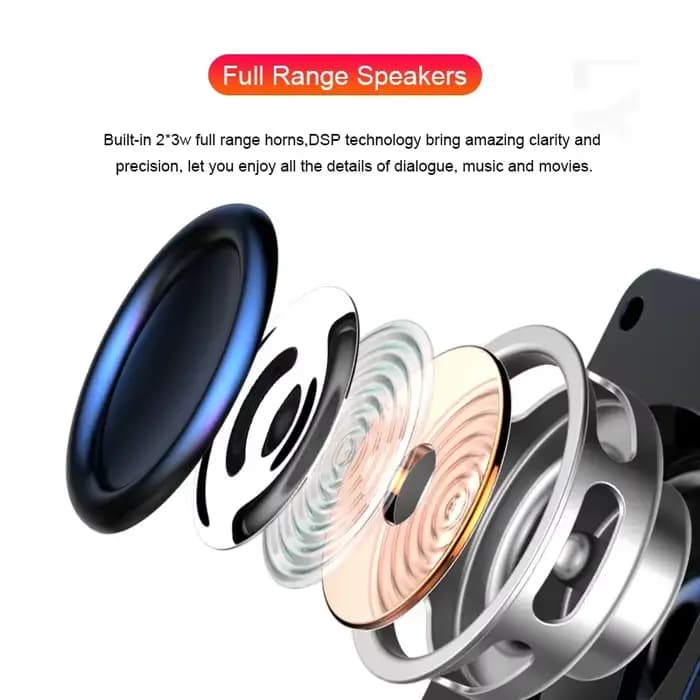Haut-parleurs d'ordinateur système de cinéma maison PC basse caisson de basses haut-parleur Bluetooth musique 4D Surround barre de son pour Boombox ordinateur de bureau