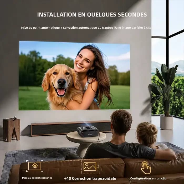 Projecteur intelligent 4K certifié Netflix