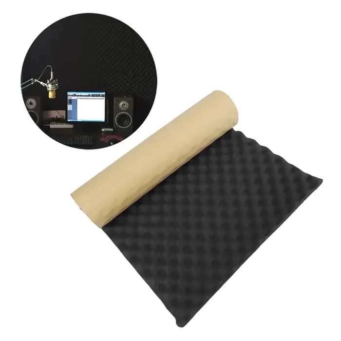 100*50cm Mousse Acoustique Isolation Mur Voiture Studio insonorisé de Mouillage De Chaleur