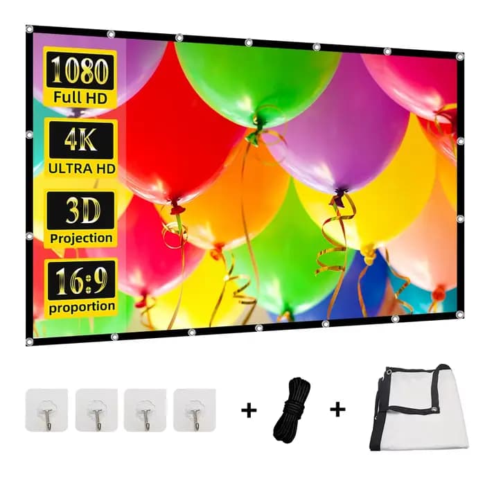 Écran de projection pliable portable