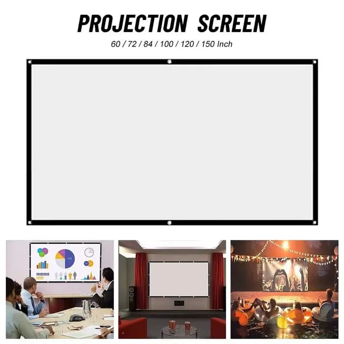 Écran de projection portable anti-lumière