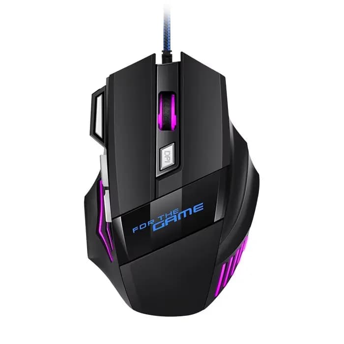 1 PC nouvelle souris de jeu USB hyperspeed rvb rétro-éclairé