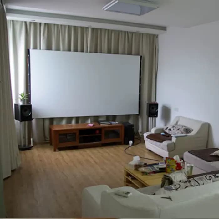 Écran de projecteur blanc Portable en PVC